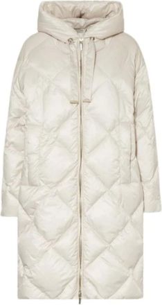 Max Mara Dames, Mantels, Beige, Maat: S Nylon