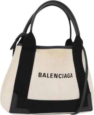 Balenciaga Pre-owned Vintage Handtas - Dames - Vintage Shopper - Wit - ONE Size - Vintage