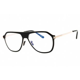 Tom Ford Blue Light Block Pilot Mens Eyeglasses FT5943-B 003 56