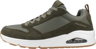 Skechers Stacre Sneakers - Heren - Sneakers - Groen - 40 EU - Su&egrave;de - Schoenen