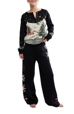 Free People Dream Whispers Pajamas in Tinsel Town at Nordstrom, Size Medium