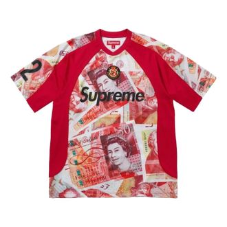 SUPREME FW25 Pounds Soccer Jersey Red FW25KN83-RED