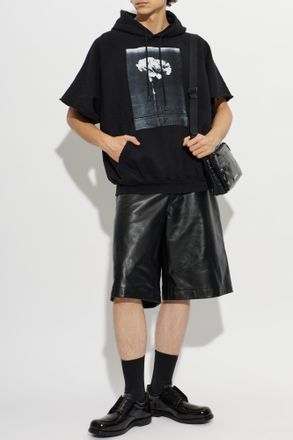 Balenciaga Hoodie, Mens, Black