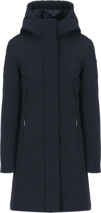 Roberto Ricci Design Gewatteerde Jas - Dames - Dons jassen - Blauw - S - Leer - Jassen