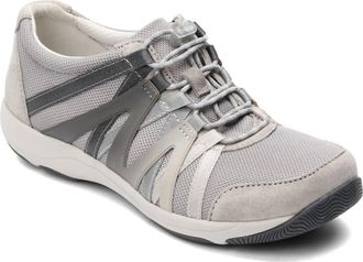 Dansko Womens Henriette Sneaker In Grey Suede