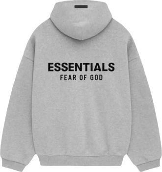 Fear of God Essentials Fleece Hoodie - unisex - Hoodies - Grijs - S - Katoen - Hoodies & sweatvesten