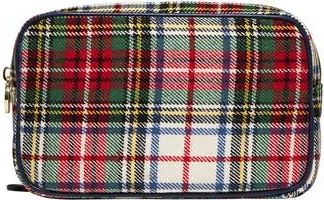 Stoney Clover Lane Double Zip Plaid Pouch at Nordstrom Rack