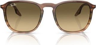 Ray-Ban 55mm Gradient Square Sunglasses in Brown at Nordstrom Rack