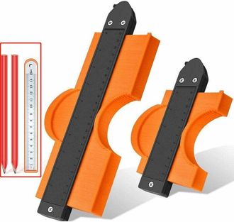 OEM Otras Herramientas De Carpintero Calibre De Contorno Bloqueable, 1 Pieza 25 Cm Y 12 Cm Duplicador De Perfiles Contornos Herramientas De Carpinter&iacute;a De