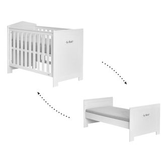 OEM Lit B&eacute;b&eacute; &Eacute;volutif Pinio Marsylia Mdf Blanc