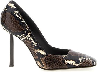 Le Silla Brown Slip On Pumps