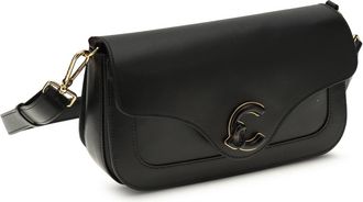 Coccinelle Womens C-Me Shoulder Bag Noir Calf Leather Bos Taurus