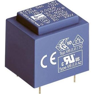 BLOCK Vb 2,0/1/24 Transformador Para Circuitos Impresos 2 Va 24 V