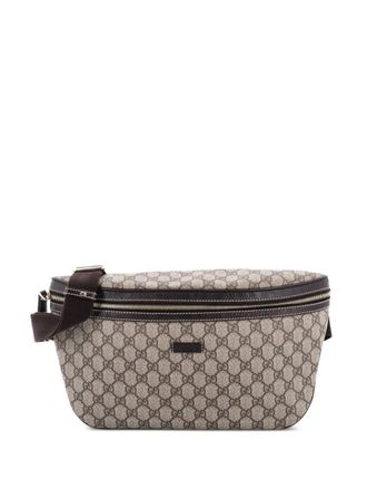 Gucci Courrier Zip GG Coated Canvas with Applique belt bag - Bruin