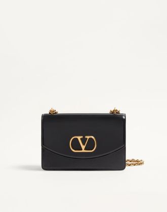 Valentino Garavani Valentino Garavani Vain Shoulder Bag In Shiny Calfskin Wo