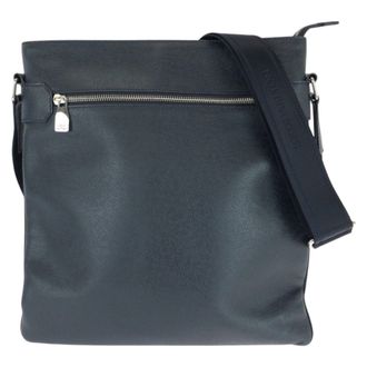 Louis Vuitton Navy Taiga Leather Messenger Bag Shoulder Bag (Pre-Owned)