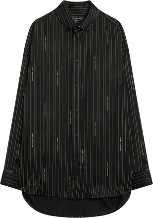 Balenciaga Camicia gessata - Nero