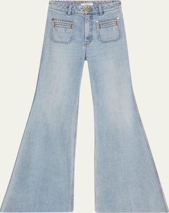 Zimmermann High-Rise Flare Jeans