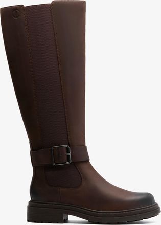 Clarks Orinoco 3 Tall Dark Brown Leather