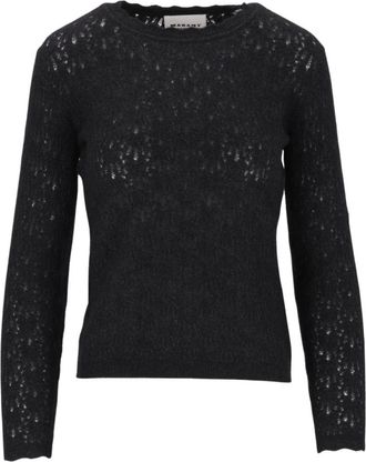 Isabel Marant Jersey Obeline Cuello Redondo - Knitwear - Mujer - Negro - 2XS