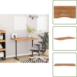 vidaXL Scrivania da ufficio - vidaXL Piano Scrivania 100x50x2,5cm Rettangolare Legno Massello Acacia - Tavolo da pranzo in legno