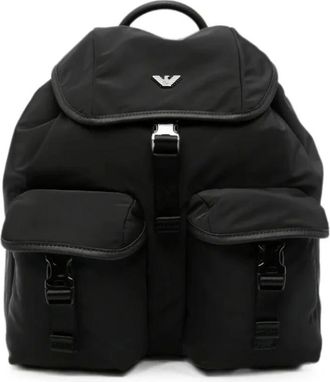 Emporio Armani Tassen, Heren, Zwart, ONE Size, Backpacks