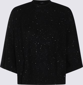 Fabiana Filippi Black Wool T-shirt