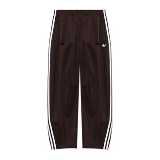 adidas Pantalones con logo - Trousers - Mujer - Marr&oacute;n - XS
