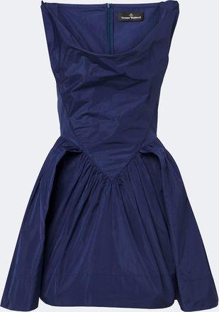 Vivienne Westwood Sunday draped taffeta minidress
