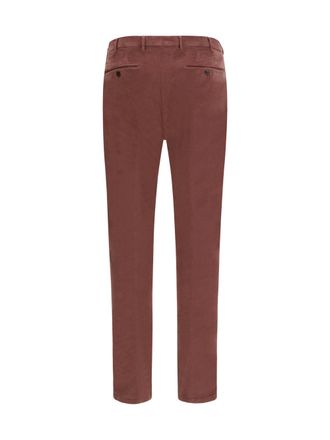 Germano Corduroy Cotton Trousers - Brown