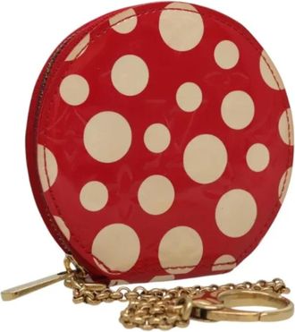 Louis Vuitton Tweedehands leren portemonnees - Dames - Vintage Accessoires - Rood - ONE Size - Leer - Vintage