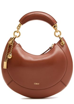 Chlo&eacute; Banana Leather Shoulder bag - Orange - One Size