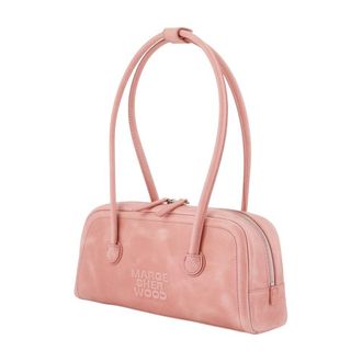 Margesherwood Soft Cowhide Shoulder Bag - Pink
