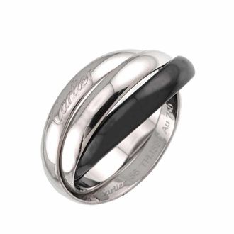 Cartier White Gold (18K) Ceramic Band Ring (Pre-Owned)