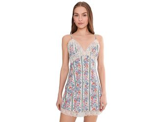 Free People Wish You Were Here Mini Slipdress Womens Underwear Ivory Combo : MD (Womens 8-10), Lace/Polyester