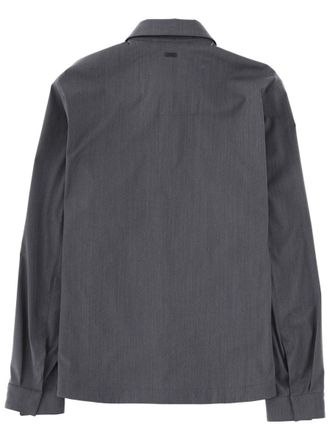 Herno Wool Blend Overshirt - Gray