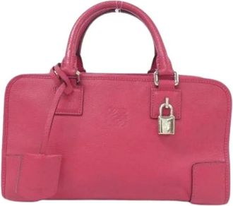 Loewe Pre-owned Handbags, female, Pink, Size: ONE SIZE Pre-owned Handbag