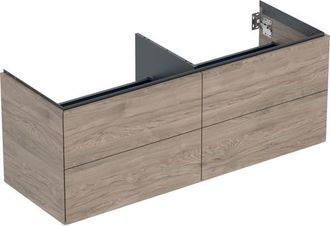 Keramag Geberit One Mueble Bajo Lavabo Para Encimera, 4 Cajones