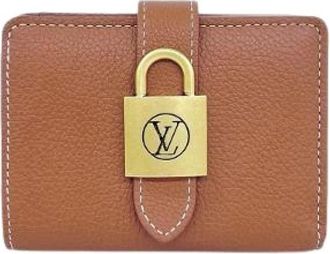 Louis Vuitton Tweedehands leren portemonnees - Dames - Vintage Accessoires - Bruin - ONE Size - Vintage