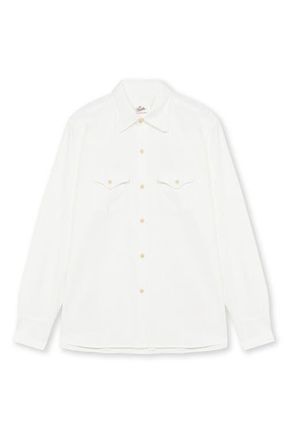 Fortela Texan Shirt in White at Nordstrom, Size Small Eu