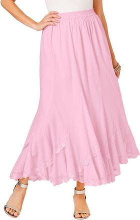 Roaman's Plus Size French Skirt in Primrose at Nordstrom, Size 20