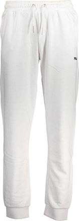 Fila Mens Cotton Blend Relaxed Fit Joggers - White - Size X-Large