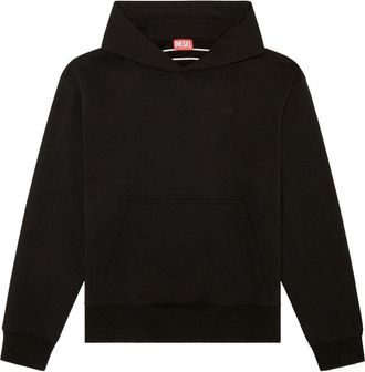 Diesel S-Macs-Megoval-D cotton hoodie - men - Organic Cotton - XXXL - Black