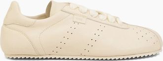 Ami Mens Nappa Low Top Sneakers Cream - Size: 11