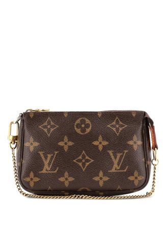 Louis Vuitton Pochette Accessoires Monogram Canvas Mini clutch bag - Marrone