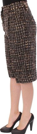 Dolce & Gabbana Womens Multicolor Wool Shorts Pants