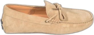 Tod's Platte Loafers - Heren - Loafers - Beige - 43 1/2 EU - Schoenen