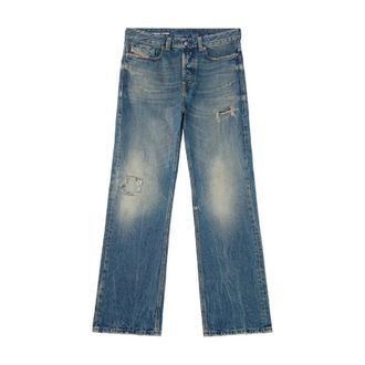 Diesel Straight Jeans, male, Blue, Size: W33 1980 D-Eeper Jeans