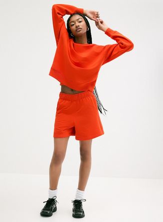 Twik Womens Mid-thigh fleece short