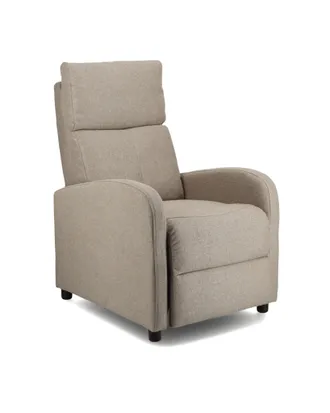 Home Heavenly Home Heavenly- Sill&oacute;n Relax Nexus C&oacute;modo Y Compacto, Butaca Reclinable Con Reposapi&eacute;s Color: Beige